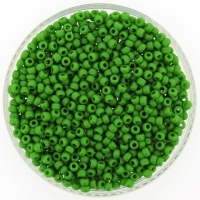 Miyuki Round Seed Beads Size 8/0 Opaque Jade Green 22GM