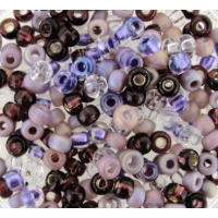 Miyuki Round Seed Beads 6/0 Lilacs Mix 20GM