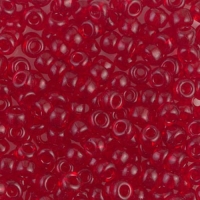 Miyuki Round Seed Beads 6/0 Transparent Ruby Red 20GM