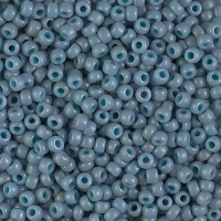 Miyuki Round Seed Beads Size 8/0 DURACOAT Opaque Slate 22GM