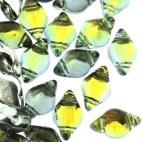 GemDUO 2-Hole beads 8x5mm 10GM - Backlit Uranium