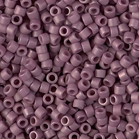 DB2295 Miyuki Delica Seed Beads 11/0 Frosted Op Glazed Plum