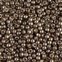 Miyuki Round Seed Beads Size 8/0 DURACOAT Galvanized Pewter