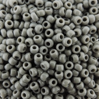 Seed Beads Round Size 8/0 Opaque Dark Gray 8-53D