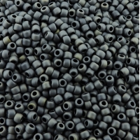 Seed Beads Round Size 11/0 28GM Matte Gunmetal