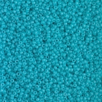 Miyuki Round Seed Beads 15/0 DURACOAT Opq Ocean Blue 8.2GM