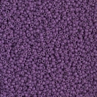 Miyuki Round Seed Beads 15/0 DURACOAT Opq Dark Purple 8.2GM