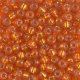 Miyuki Round Seed Beads 6/0 Silver Lined Orange 20GM