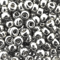 Miyuki Round Seed Beads 6/0 Galvanized Silver 20GM