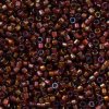 DB1750 Miyuki Delica Seed Beads 11/0 Sparkling Beige/ Rootbeer