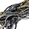 10 Strands Glass Beads Faceted Rondelle 3x2mm Assorted Colors