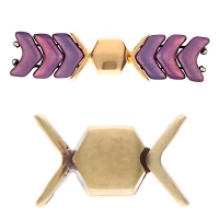 Cymbal Magnetic Clasp 2pcs Vorino II for ChevronDuo Beads