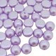 Cabochon Beads 2-Hole 6mm 20pcs - Pastel Lt Rose
