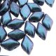 GemDUO 2-Hole beads 8x5mm 10GM - Polychrome Blue Berry