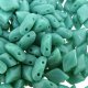 GemDUO 2-Hole beads 8x5mm 10GM - Opaque Turquoise