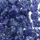 Czech Glass 2-Hole Ginko Beads 7.5mm 22GM Confetti Splash Indigo