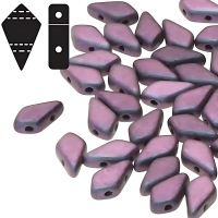 Kite Beads 2-Hole 9x5mm 9GM - Polychrome Mix Berry