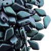 Kite Beads 2-Hole 9x5mm 9GM - Polychrome Blueberry