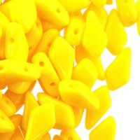 Kite Beads 2-Hole 9x5mm 9GM - Lemon Yellow