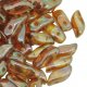 StormDuo Beads 3x7mm, Crystal Full Apricot Medium 12GM/100pcs