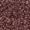 DB108 Miyuki Delica Seed Beads 11/0 Amethyst Gold Luster 7.2GM