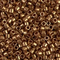 DB115 Miyuki Delica Seed Beads 11/0 Metallic Rose Gold Luster