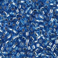DB1210 Miyuki Delica Seed Beads 11/0 Silver Lined Azure 7.2Gm
