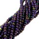 Czech Round Druk Beads 3mm - Purple Iris 100pcs