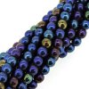 Czech Round Druk Beads 4mm - Blue Iris 100pcs