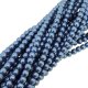 Czech Round Druk Beads 4mm - CT SM Slate Blue 100pcs