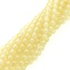 Czech Round Druk Beads 4mm - Sueded Gold Lame Appx 100pcs