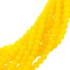 Czech Round Druk Beads 4mm - Milky Yellow 100pcs