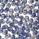 Czech SuperDuo Two-hole Beads 5x2.5mm Blue Rembrandt