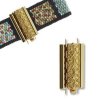 Elegant Elements Beadslides Squiggle Design 24x10mm Gold Plated