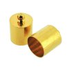 End Caps 9mm ID Gold Tone 14 x 10mm. Pack of 10