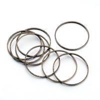Earring Hoop Component, Linking Rings 25mm Ant. Bronze 20pcs