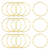 Earring Hoop Component, Linking Rings 25mm Gold Tone 20pcs