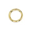 Jump Rings Round 4mm, Gold Plated 144pcs