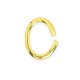 Jump Rings Pre-Opened Oval 4.5x6mm, Gold Plated 50pcs