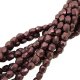 Fire Polished Faceted 2mm Round Beads 50pcs - CT SM Grenadine