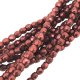 Fire Polished Faceted 2mm Round Beads 50pcs - CT SM Chrry Tomato