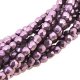 Fire Polished Faceted 2mm Round Beads 50pcs - CT SG Orchid