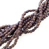 Fire Polished Faceted 2mm Round Beads 50pcs - LS OP Brnzd Smoke