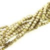 Fire Polished Faceted 2mm Round Beads 50pcs - Opq LS Picasso
