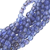 Fire Polished Faceted 2mm Round Beads 50pcs - Pnk/Tpz LS Sapphre