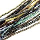 10 Strands Fire Polished Round Beads 2mm - Assorted (500 Total)