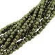Fire Polished Faceted 3mm Round Beads 50pcs - CT SM Emperador