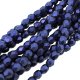 Fire Polished Faceted 3mm Round Beads 50pcs - CT SM Super Violet