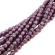 Fire Polished Faceted 3mm Round Beads 50pcs - SG Orchid