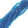 Fire Polished Faceted 3mm Round Beads 50pcs - Capri Blue